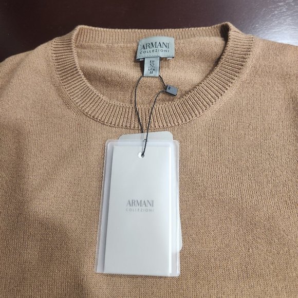 Armani Collezioni Lana Wool and Cotton Sweater - Picture 9 of 11